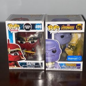 Funko Pop Lot 2x Daito & Thanos